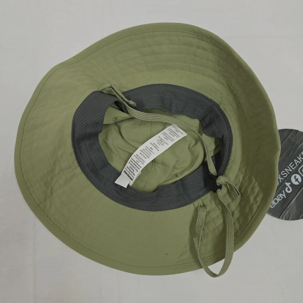 Patagonia Kids' L/XL (10+) Trim Brim Bucket Hat UPF Buckhorn Green New With Tags